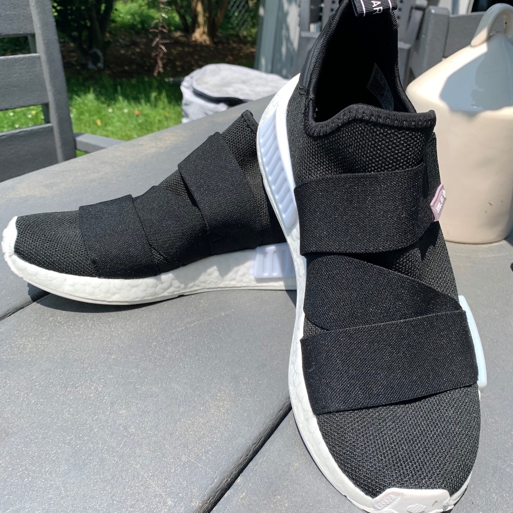 "Adidas NMD-R_1' athletic shoe, size 8.5, like new condition